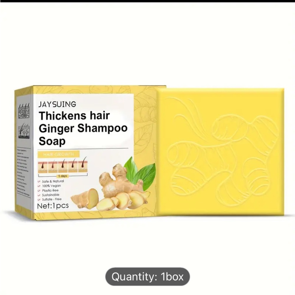 See comment No Sulfate ginger shampoo bar NEW